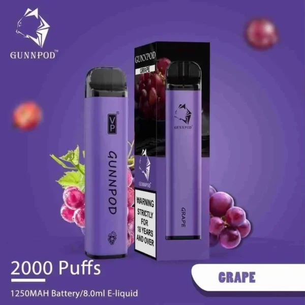 Buy Gunnpod Grape 2000 Australia