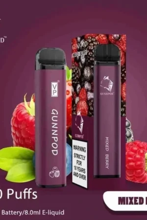 buy Gunnpod Mixed Berry 2000 Puffs in Tasmania
