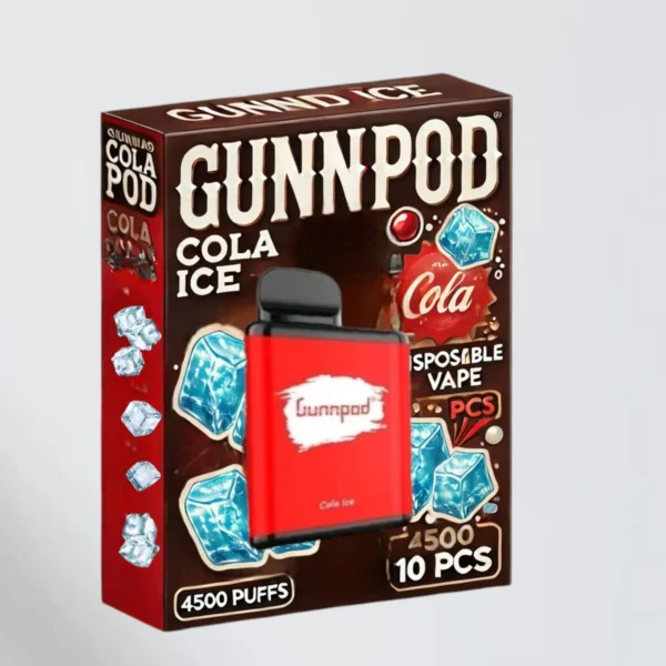Gunnpod Plus Cola - 10 pack