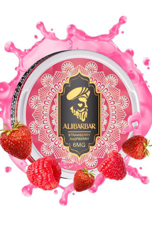 ALIBARBAR Nicotine Pouches Strawberry Raspberry